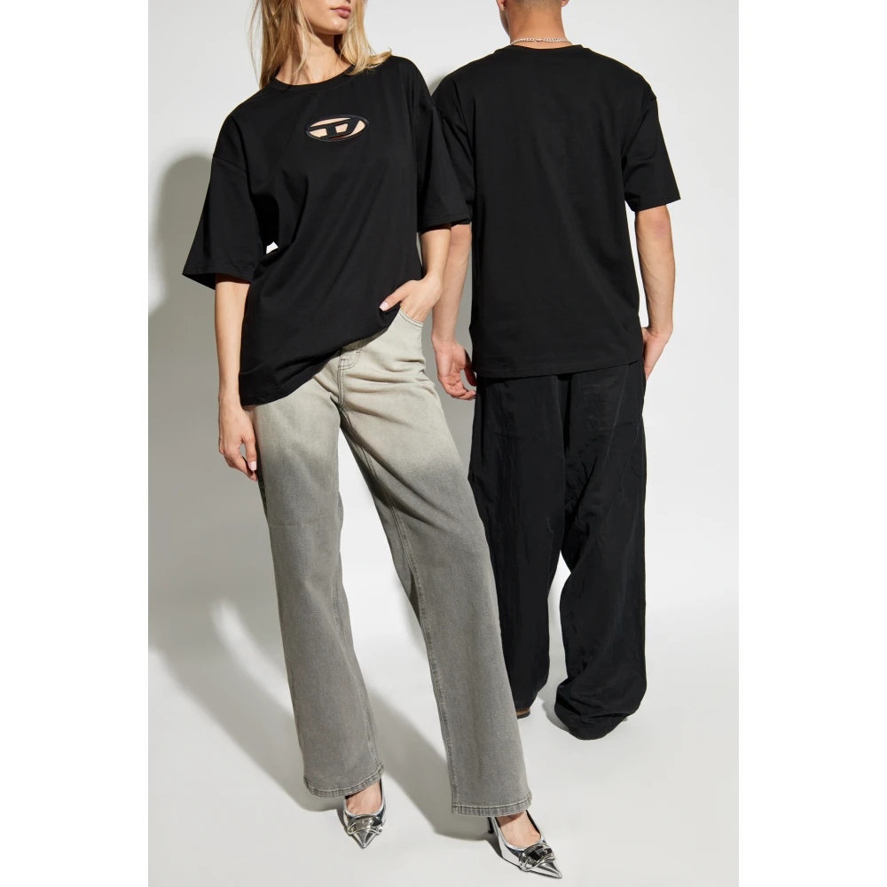 Diesel T-shirt T-Boxt-Od Black Unisex