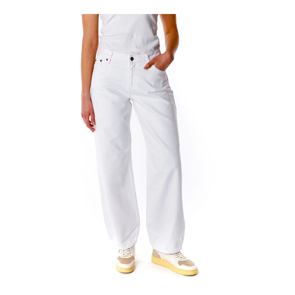 Dr. Denim Casual Lage Taille Jeans White Dames