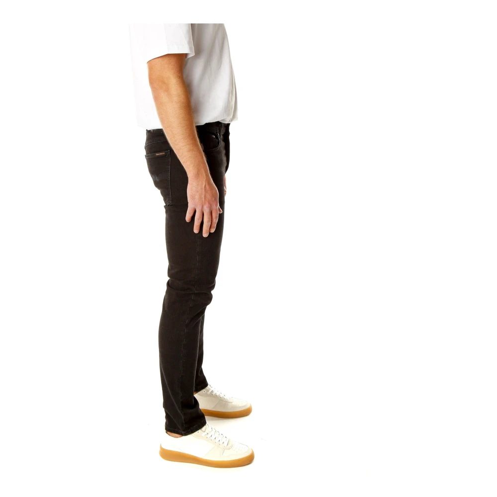 Nudie Jeans Comfort Stretch Slim Fit Jeans Black Heren