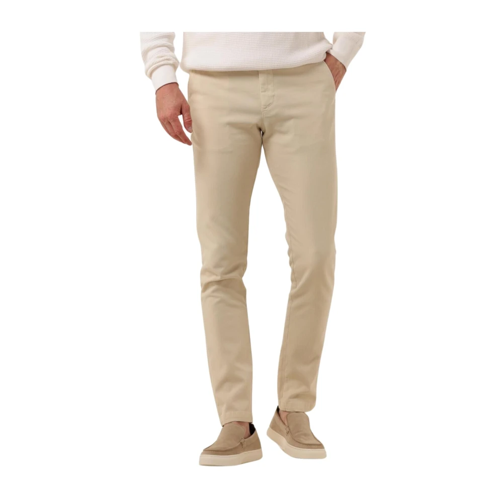 TOMMY HILFIGER Heren Broeken Chino Bleecker Structure Gmd Beige