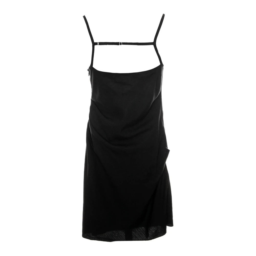 Samsøe Milano Knit Top met gekruiste rug Black Dames