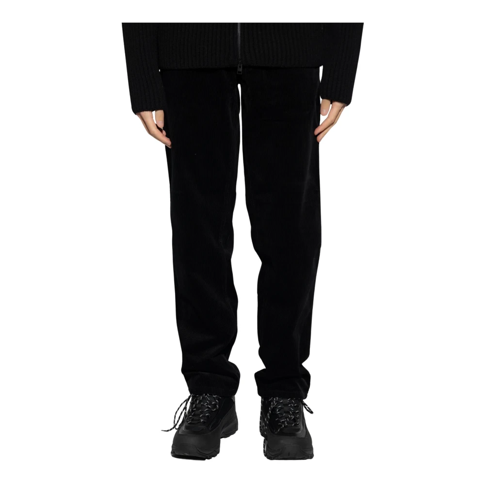 Norse Projects Ribfluwelen broek Black Heren