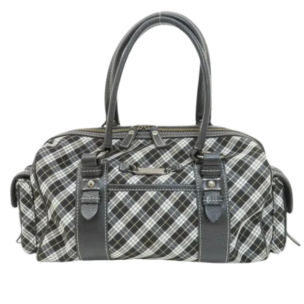 Burberry Vintage Pre-owned Fabric handbags Black Dames