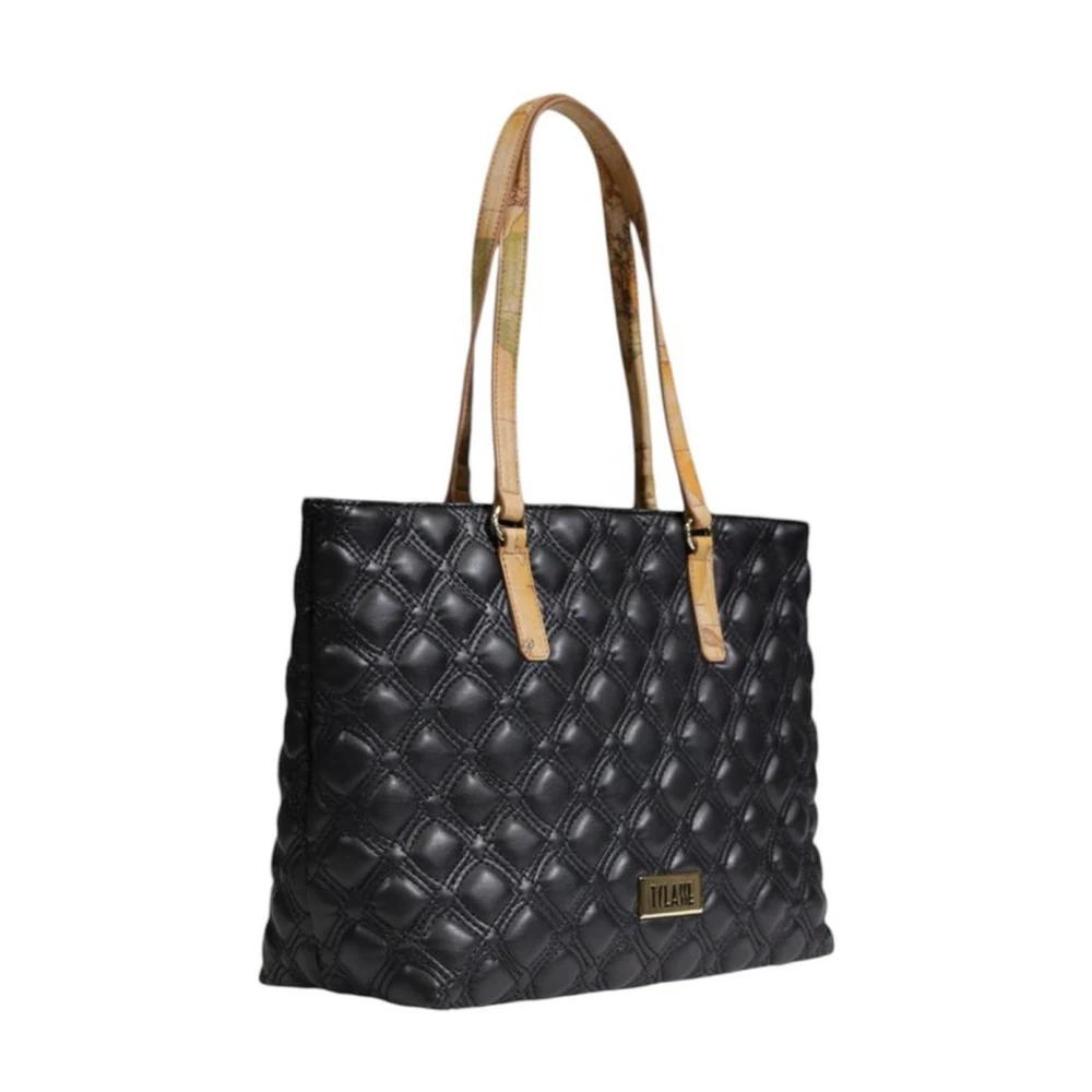 Alviero Martini 1a Classe Polyethyleen Handtas met Polyurethaan Samenstelling Black Dames