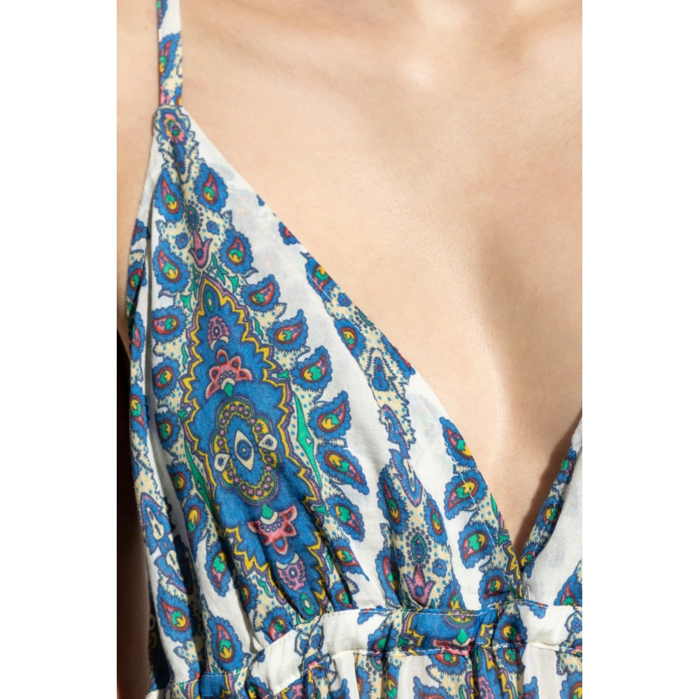 ETRO Gestreepte jurk met bandjes Blue Dames