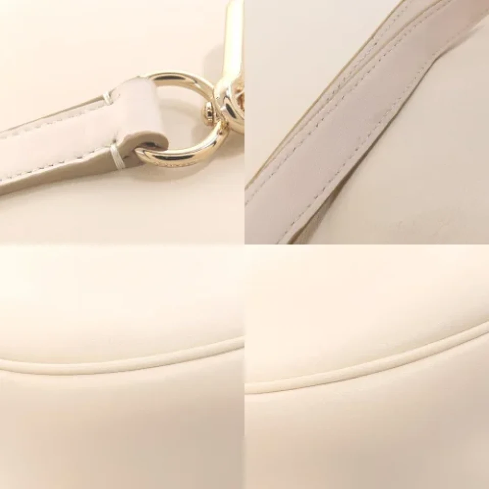 Coach Pre-owned Leather shoulder-bags White Dames