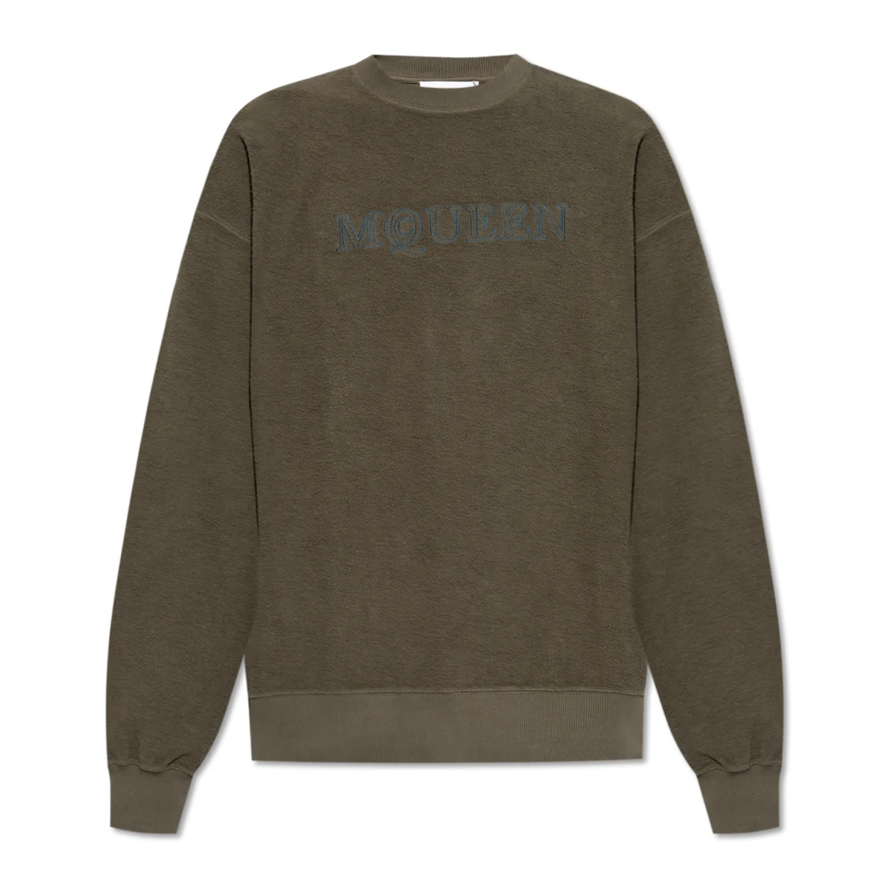 Alexander mcqueen Sweatshirt met logo Green Heren