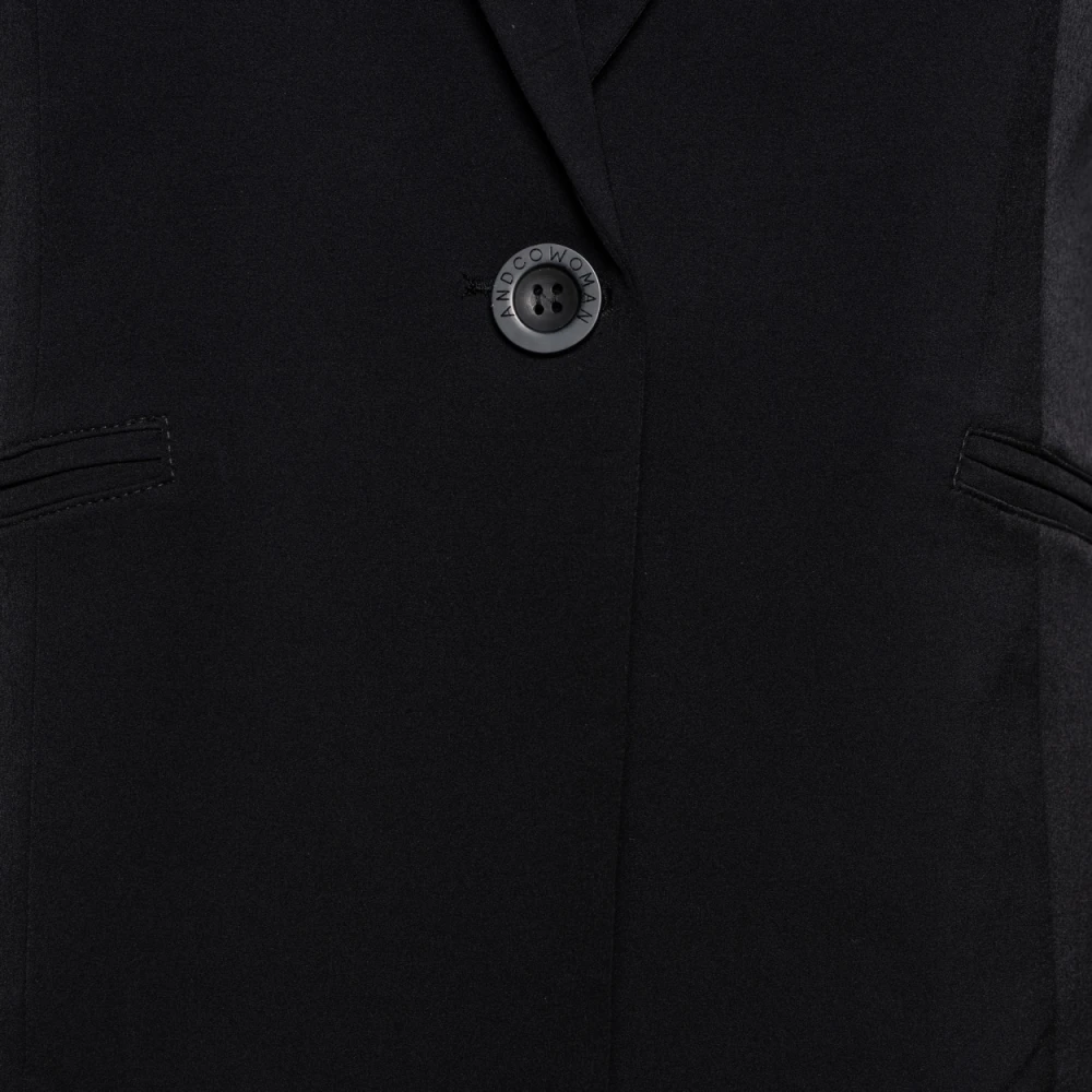 &Co Woman Blazer Dames Getailleerd Black Dames