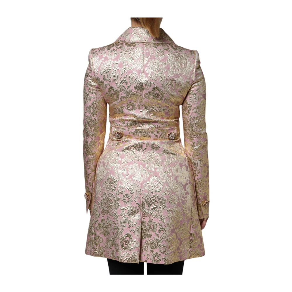 Dolce & Gabbana Brokaatjas Model Jkt3288 Multicolor Dames