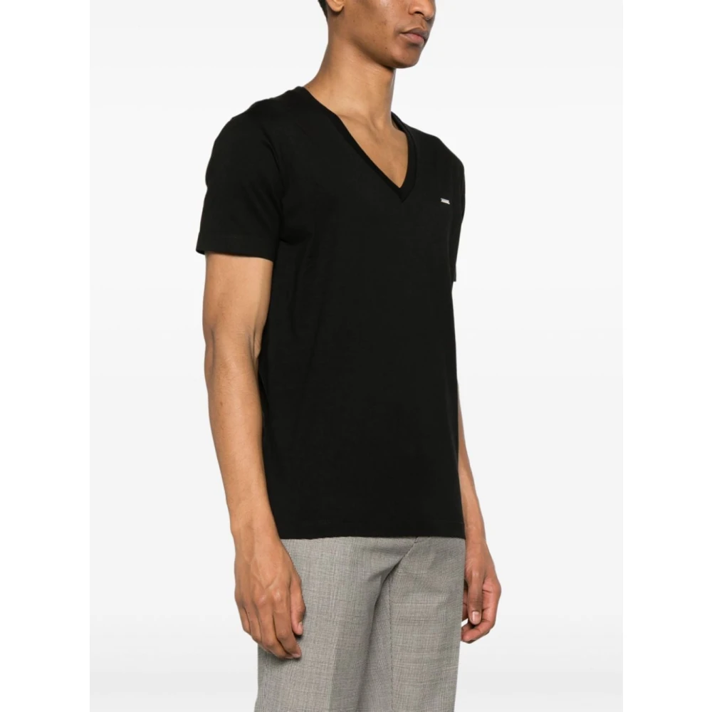 Dsquared2 Zwart Cool Fit Tee T-shirts Polos Black Heren