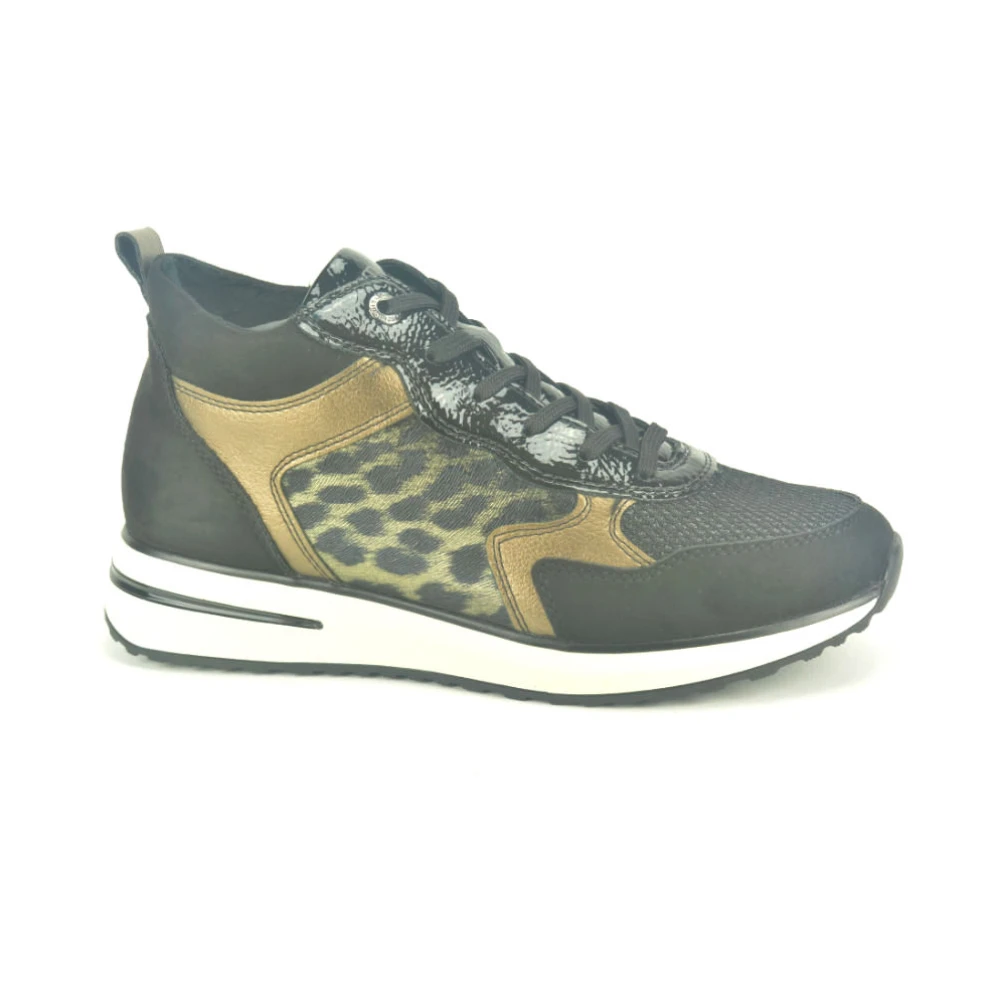 Remonte Tijgerprint HalfH. Runner Dames Schoenen Veelkleurig Multicolor