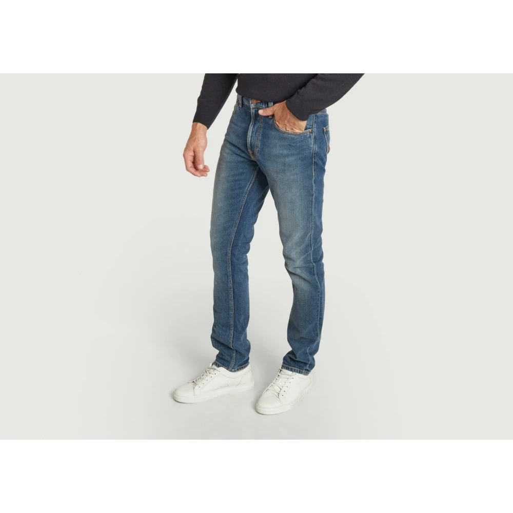 Nudie Jeans Comfort Stretch Slim Fit Jeans Blue Heren