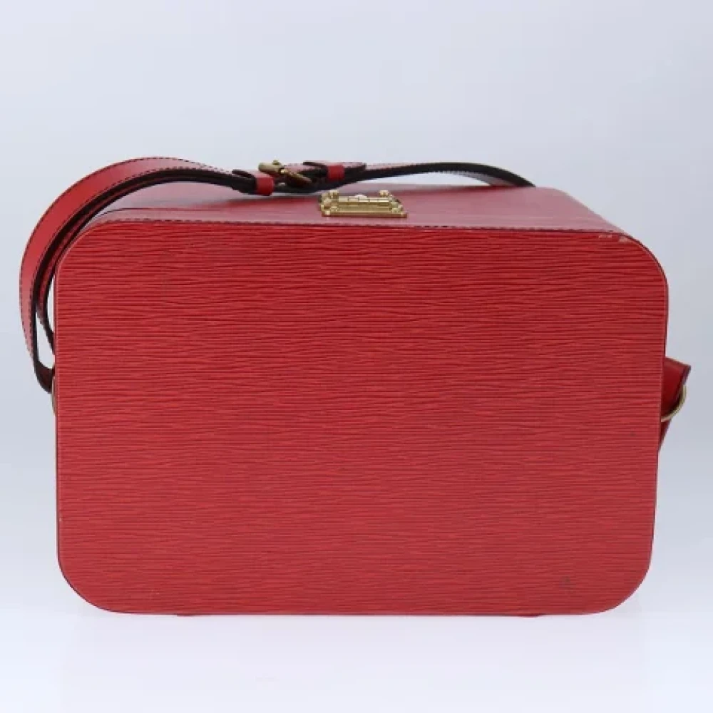 Louis Vuitton Vintage Pre-owned Leather pouches Red Dames