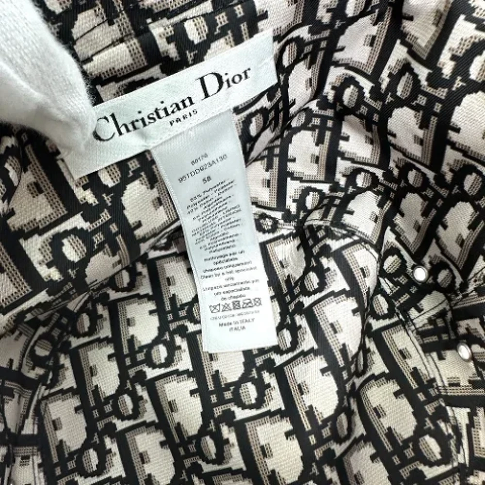 Dior Vintage Pre-owned Cotton hats Black Dames