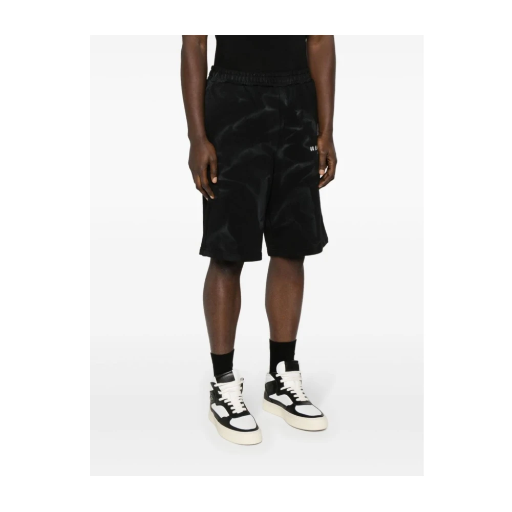 44 Label Group Shorts de sport décontractés pour hommes Black Heren