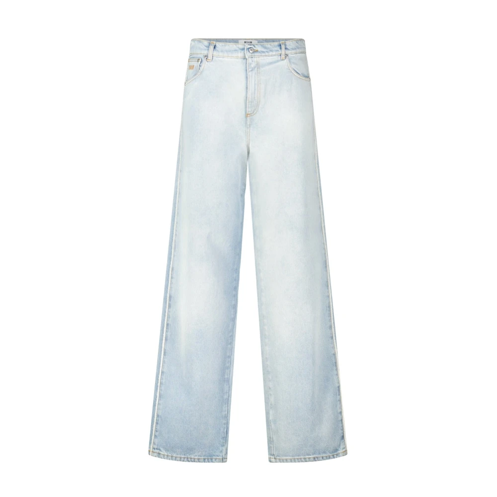 Msgm - Jeans > Wide Jeans - Blue - Msgm - Modalova