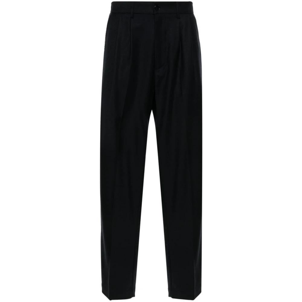 Barena Venezia Blauwe Broek voor Mannen Aw24 Black Heren