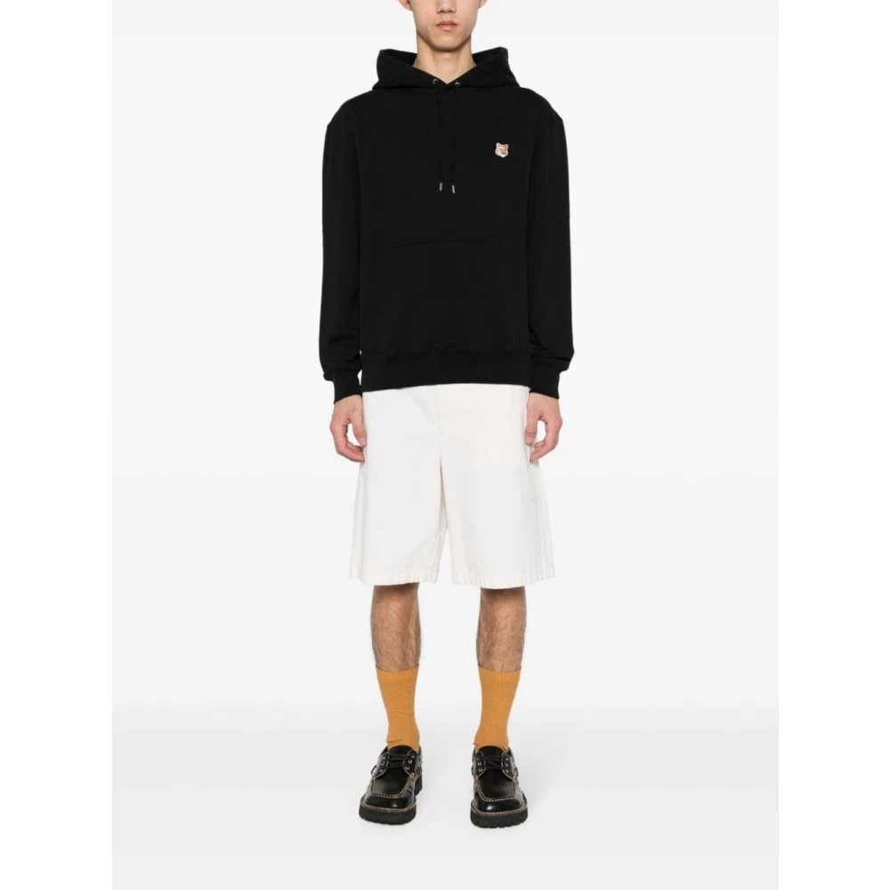 Maison Kitsuné Zwarte Sweatshirt Ss24 Herenkleding Black Heren