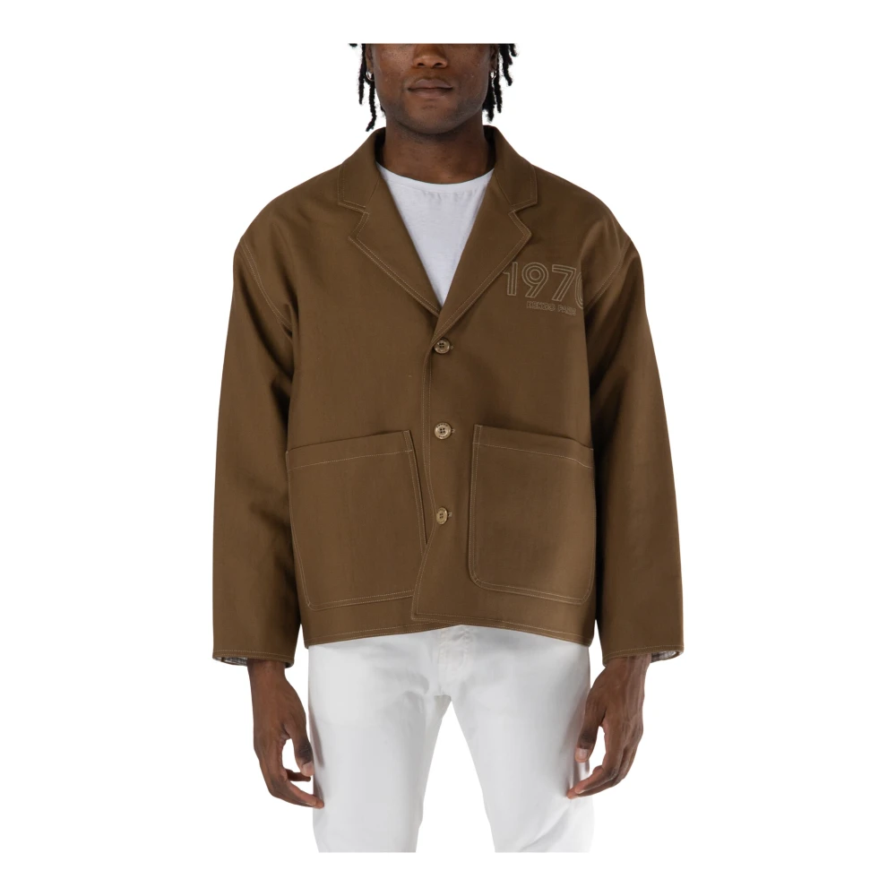Kenzo - Jackets > Blazers - Brown - Kenzo - Modalova