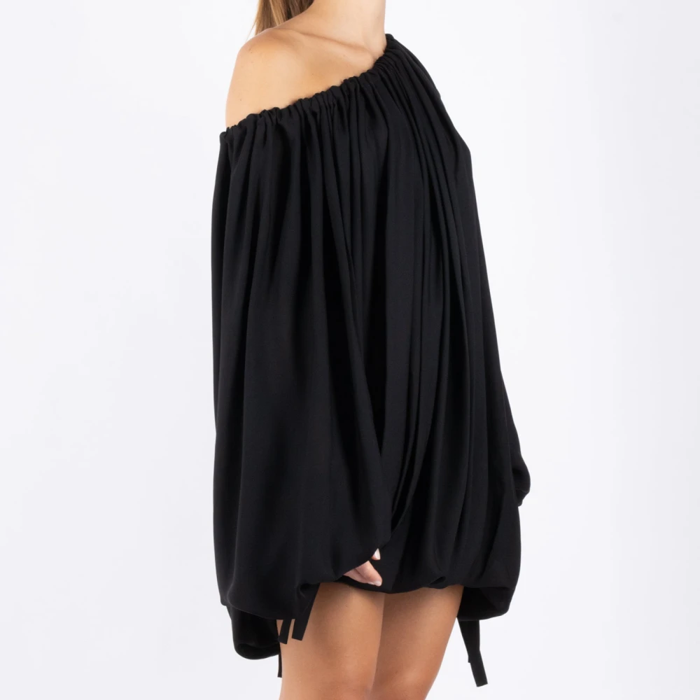 Khaite Zijden Zwarte Top Black Dames