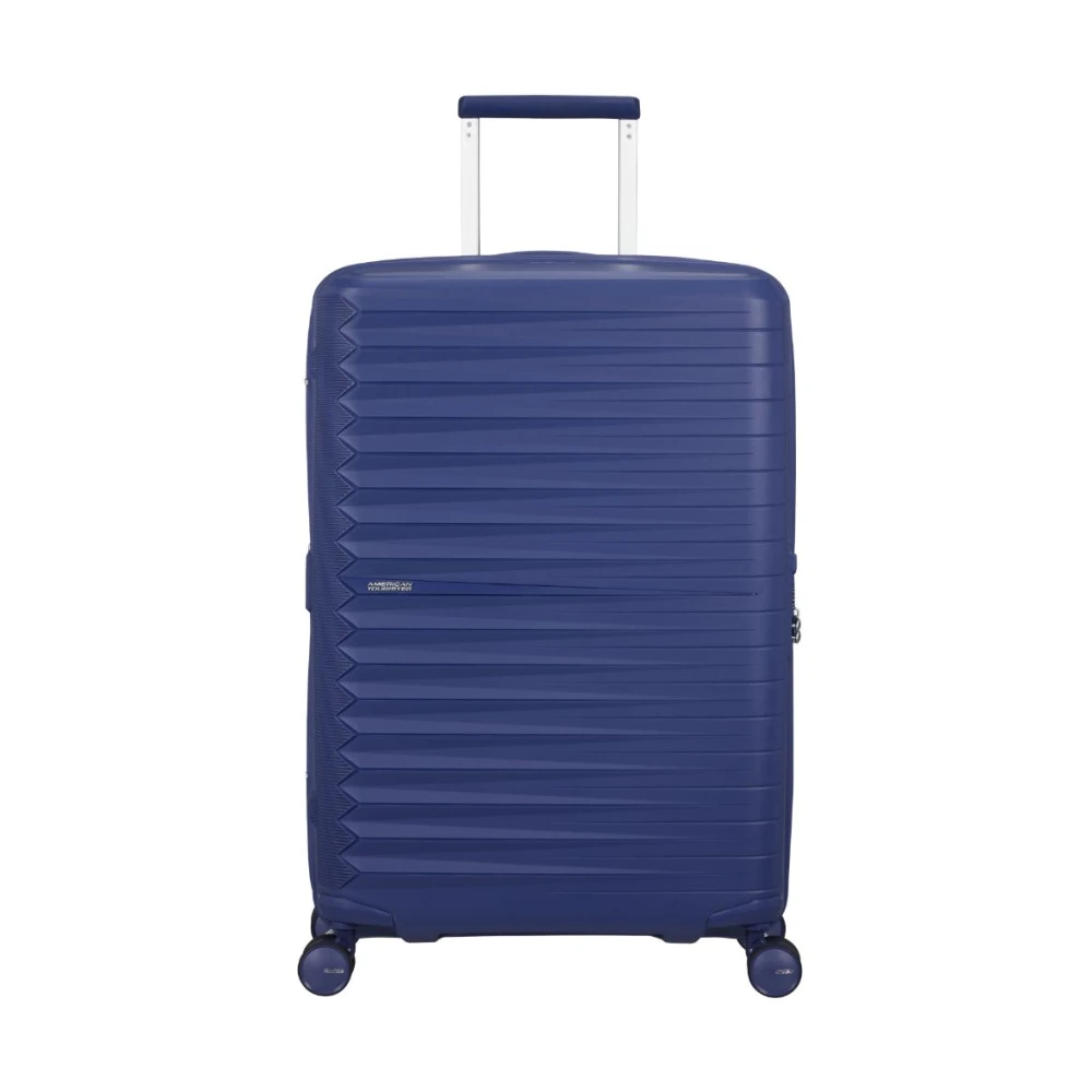 American Tourister, Fastforward Trolley Grande-Taglia L, Walizki , unisex, Niebieski, ONE SIZE, Len