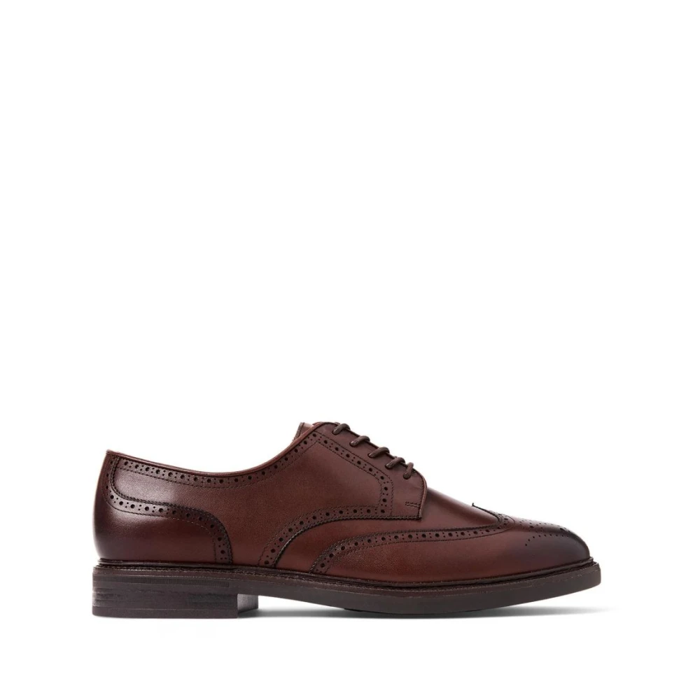 Polo Ralph Lauren Leren derbyschoenen met siernaad model 'ASHER'