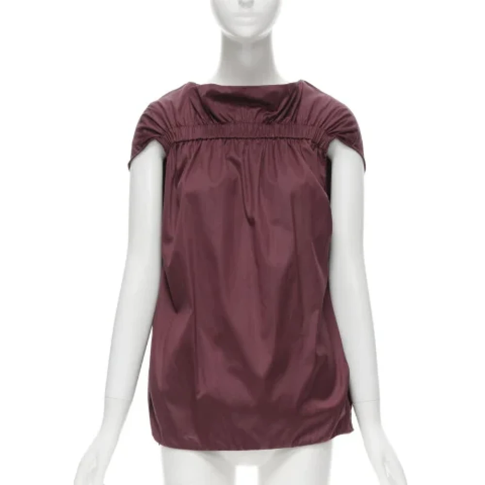 Marni Pre-owned Cotton tops Red Dames