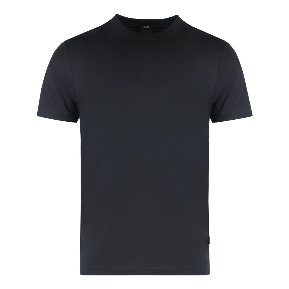 Hugo Boss Slim Fit Bomull Crew-Neck T-shirt Black, Herr