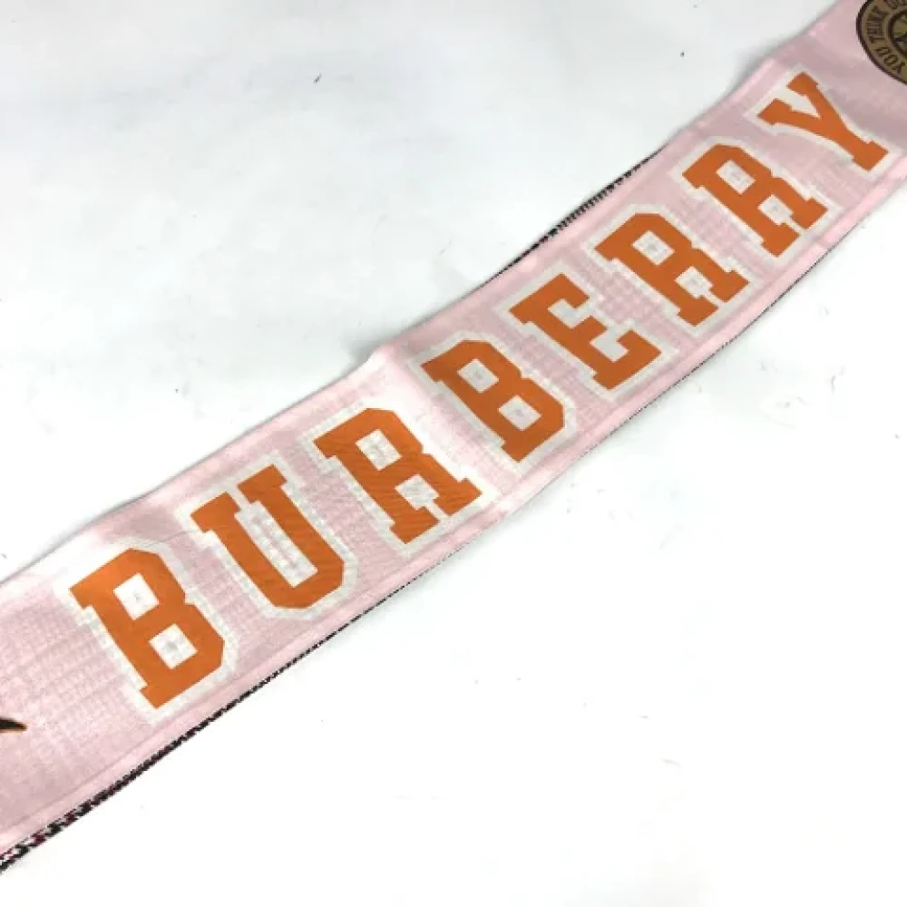 Burberry Vintage Pre-owned Fabric scarves Pink Dames