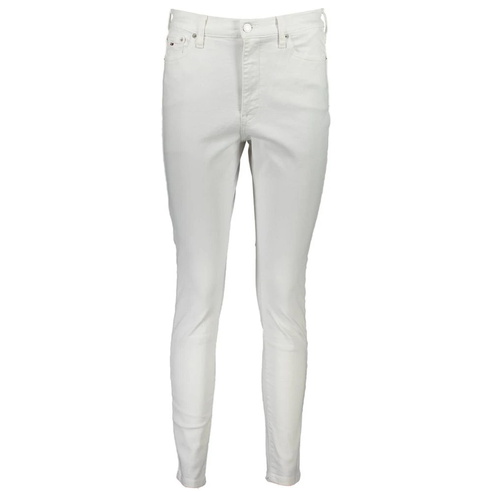 Tommy Hilfiger Women's White Skinny Fit Jeans, W26 L30, Sylvia 5 Pocket Jeans