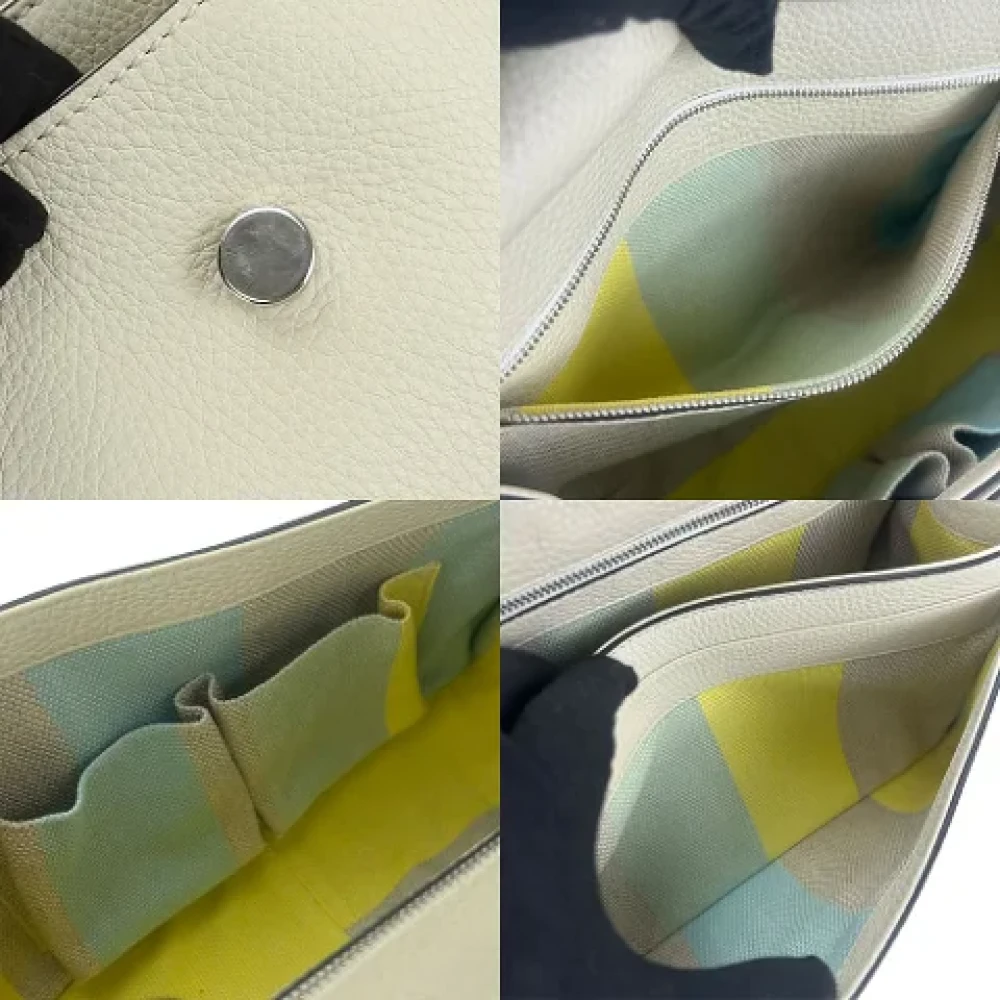 Gucci Vintage Pre-owned Leather gucci-bags White Dames
