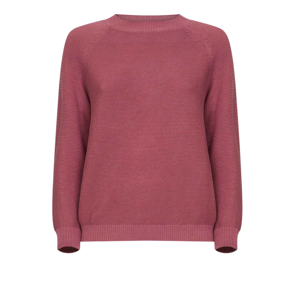Weekend Max Mara Vrouw Roze Truien & Vesten Dames, M, Round-Neck Truien