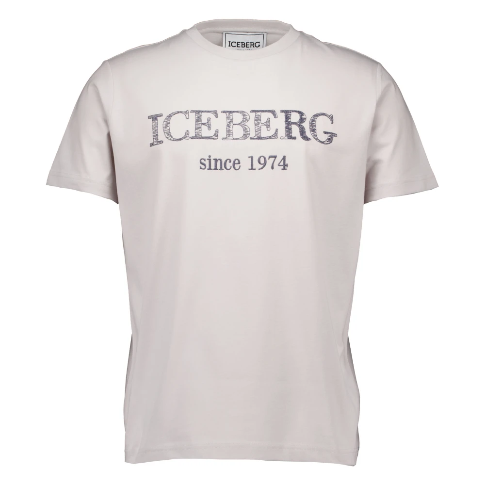 Iceberg - Tops > T-Shirts - Gray - Iceberg - Modalova