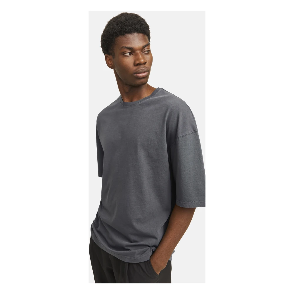 jack & jones Casual Heren T-Shirt met Moderne Silhouet Gray Heren