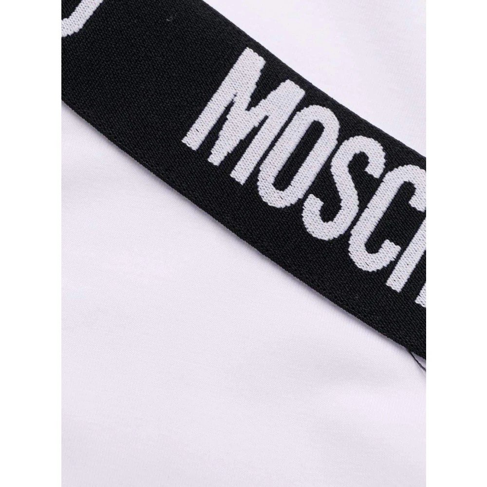 Moschino Korte Mouw T-shirt White Heren