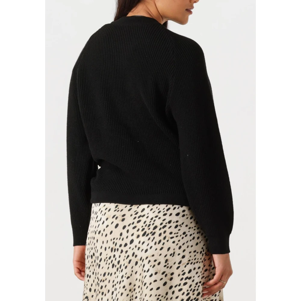 moss copenhagen Elegante Zwarte Pullover voor Vrouwen Black Dames