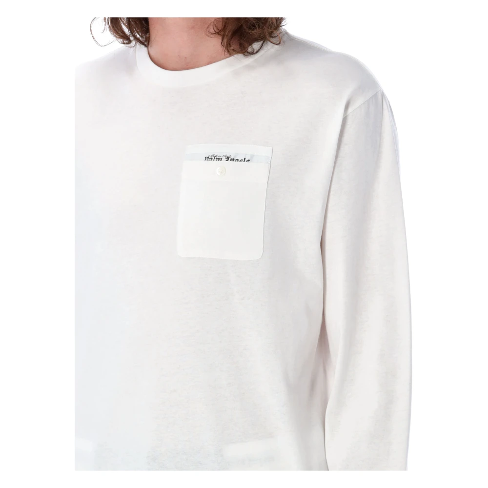 Palm Angels Sartorial Tape Zak Sweatshirt White Heren