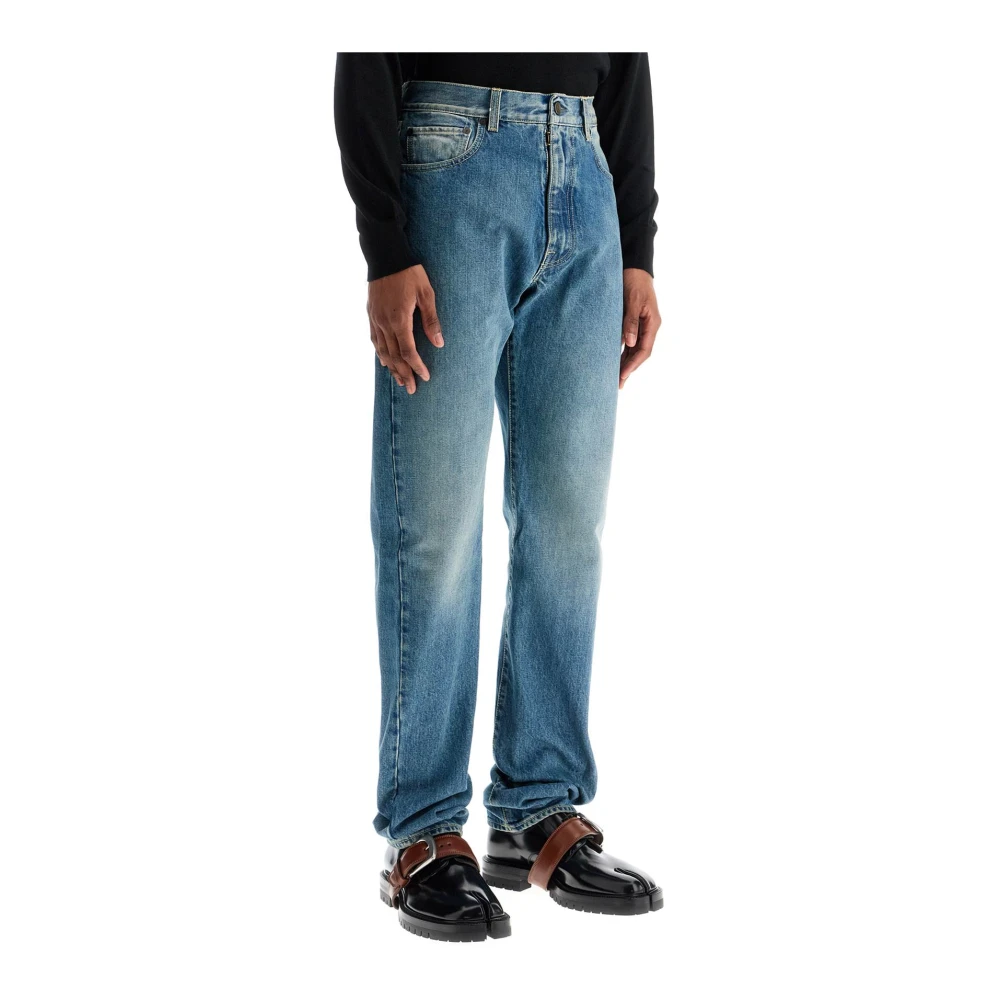 Maison Margiela Jeans met gedraaide naden Blue Heren