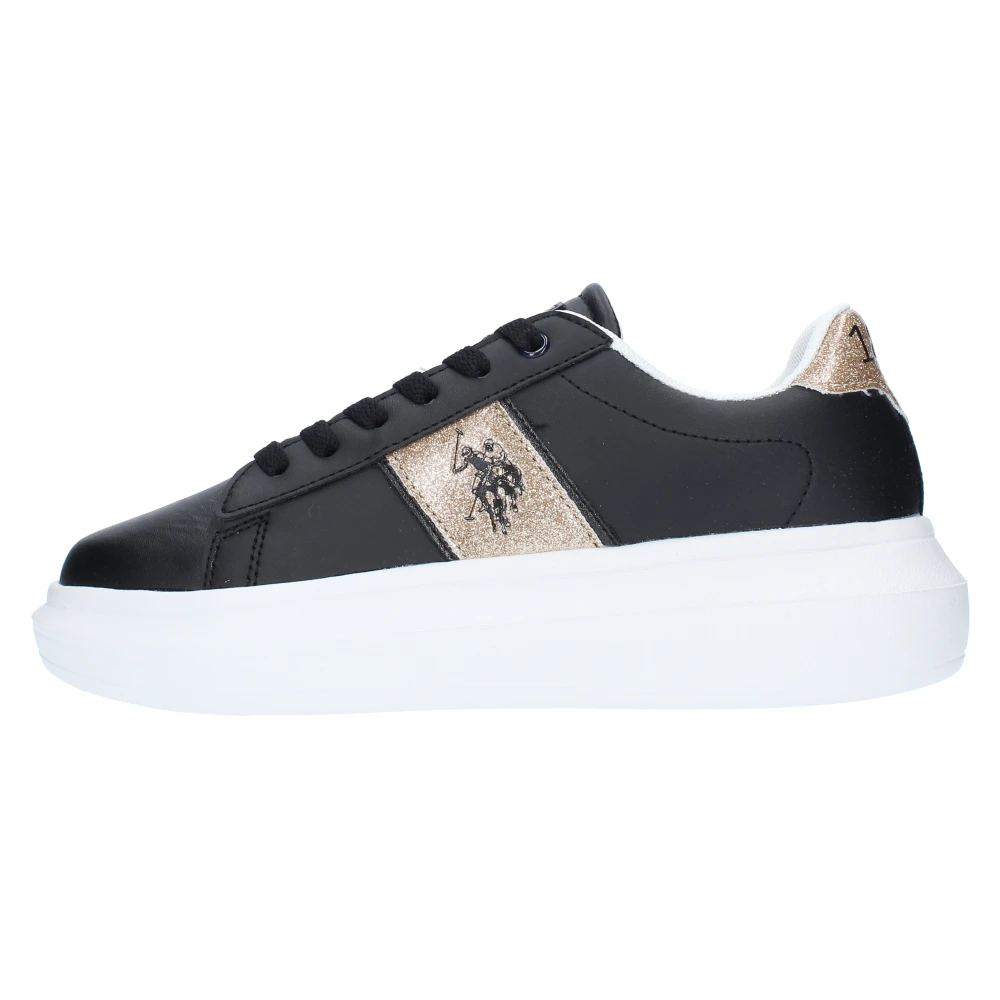 Polo Ralph Lauren Sneakers Zwart Black Dames