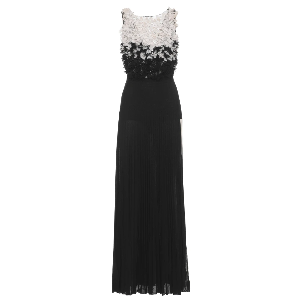 Elisabetta Franchi Black Tulle Dress - Female - Gowns - M - Dresses