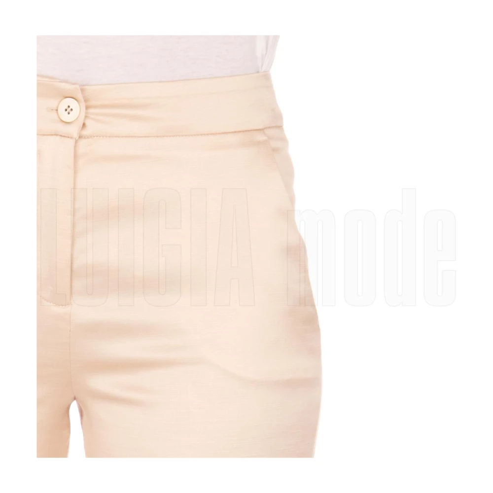 Via Masini 80 Stijlvolle Broek Beige Dames