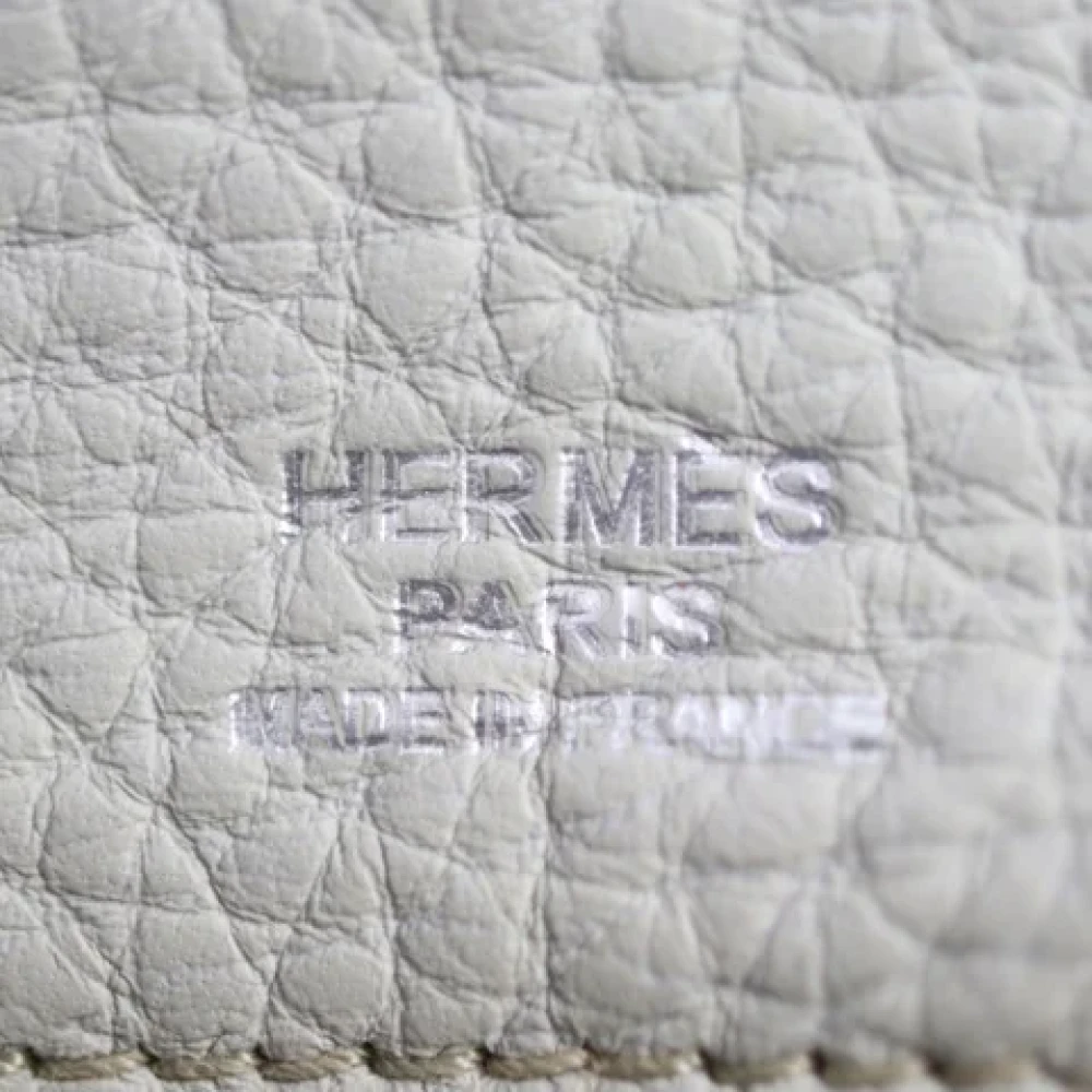 Hermès Vintage Pre-owned Fabric handbags Gray Dames
