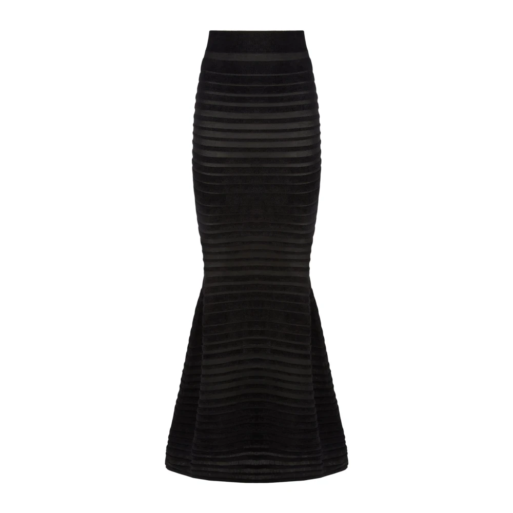 Nina Ricci Tonal Stripe Mermaid Black Dames