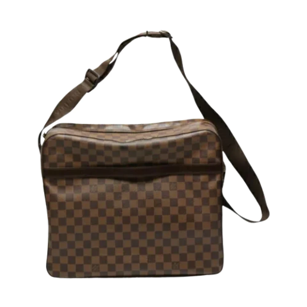 Louis Vuitton Vintage Pre-owned Fabric shoulder-bags Brown Dames