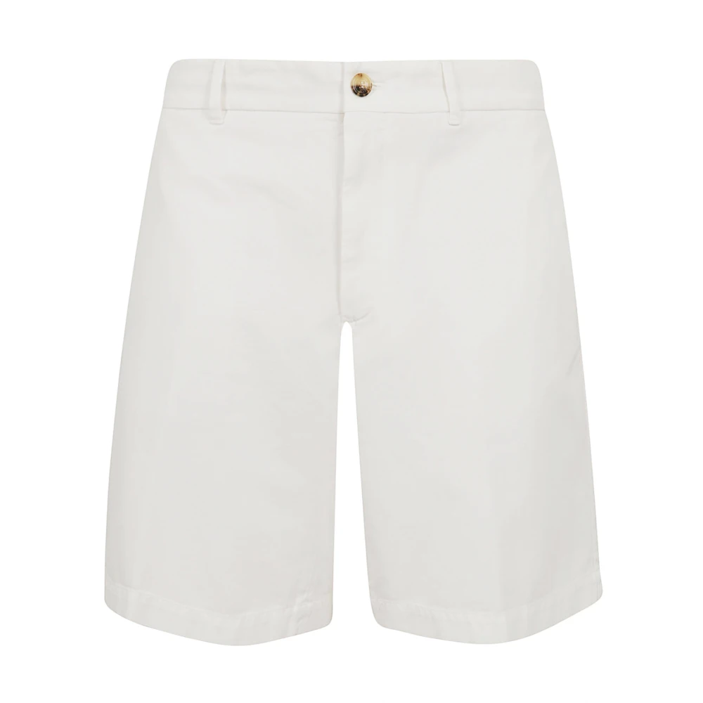 BRUNELLO CUCINELLI Witte Bermuda Broeken Herenkleding White Heren