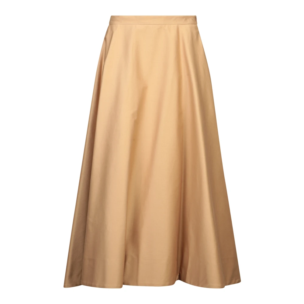 Blanca Vita Groene Midi Rok Elegante Stijl Beige Dames