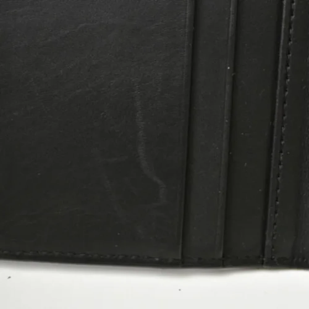 Bottega Veneta Vintage Pre-owned Leather wallets Black Heren