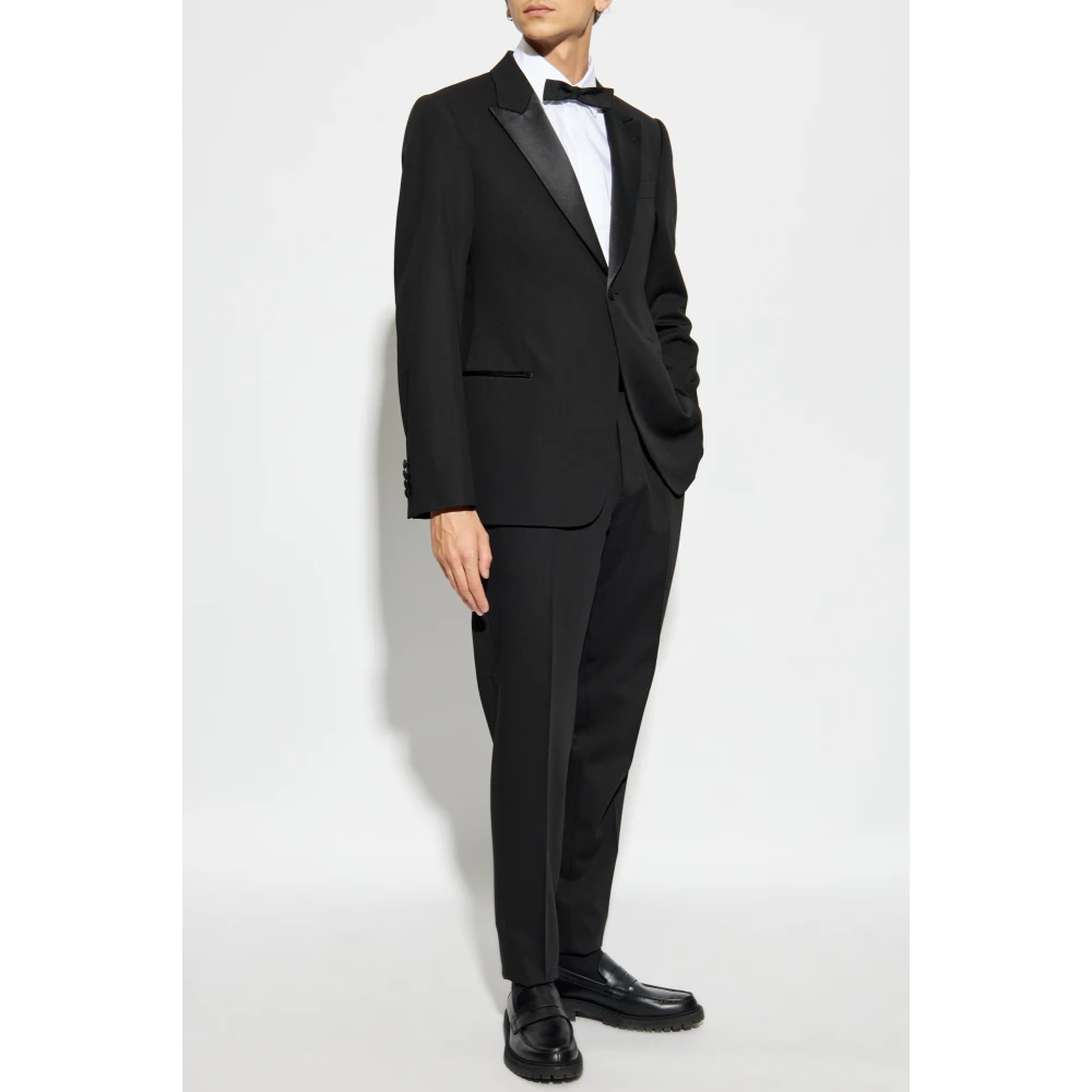 Emporio Armani Wollen Tuxedo Black Heren