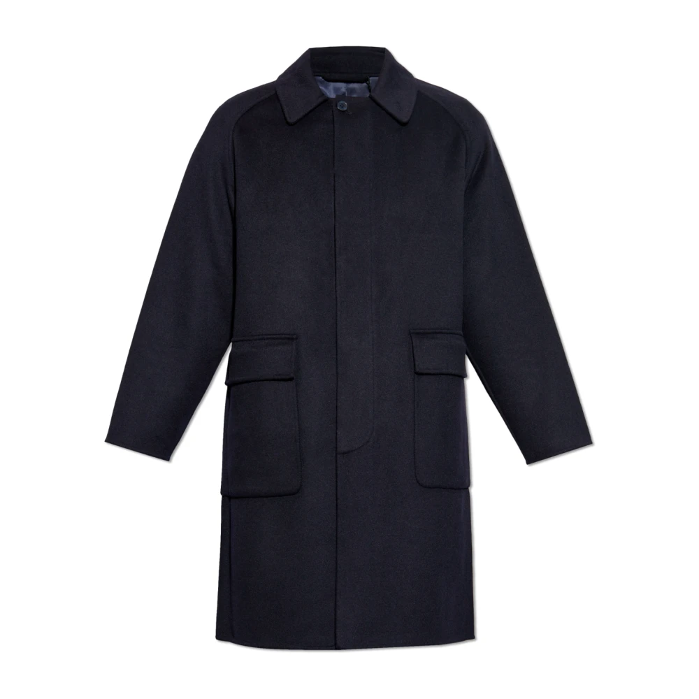 Officine Générale Wollen jas Blue Heren