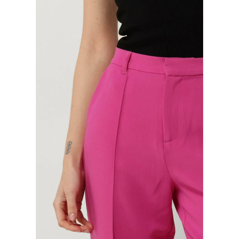 Colourful Rebel Roze Straight Broek Pink Dames